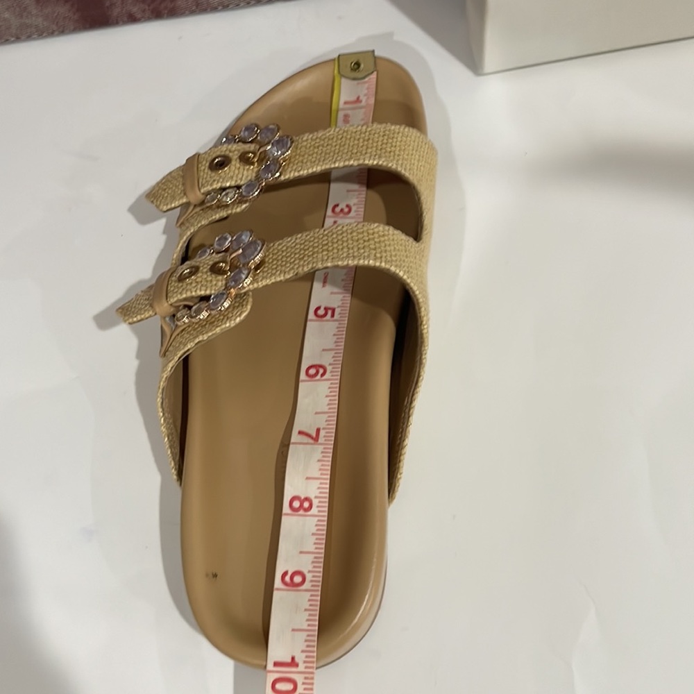 Camilla Elphick Maya Raffia embellished slides euro size 38 - Picture 15 of 15